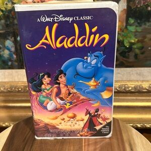 Disney VHS movie Aladdin.